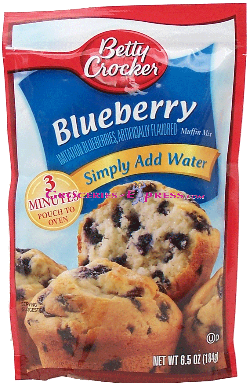 Betty Crocker  blueberry muffin mix, simply add water Full-Size Picture